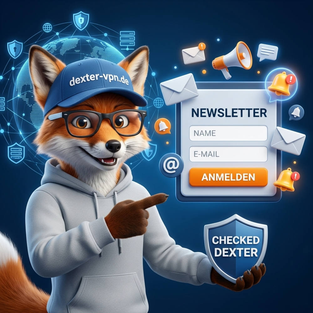 Dexter-VPN Newsletter – Sicherheitstipps und VPN-Deals direkt ins Postfach