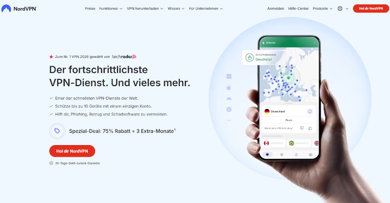 NordVPN - Übersicht