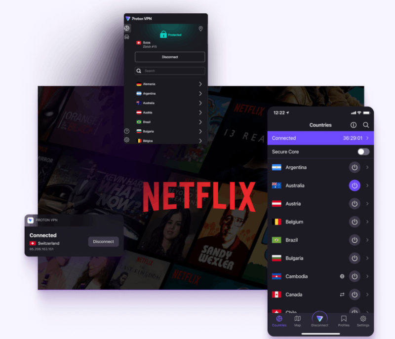 Proton VPN - Streaming