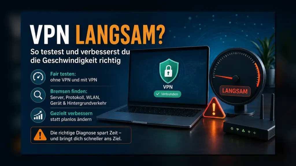 VPN langsam? So testest und verbesserst du die Geschwindigkeit richtig