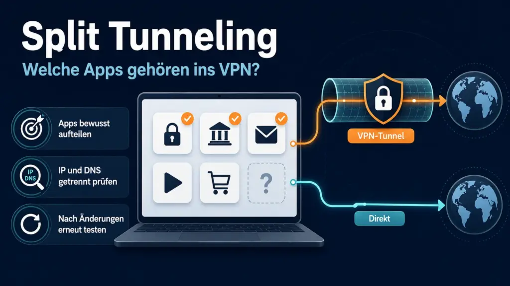 Split Tunneling erklärt: Welche Apps gehören ins VPN?